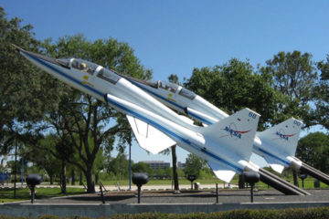 Jerdon Jet Monument at NASA Entrance