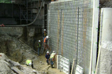 Jerdon Riverwalk Concrete Wall