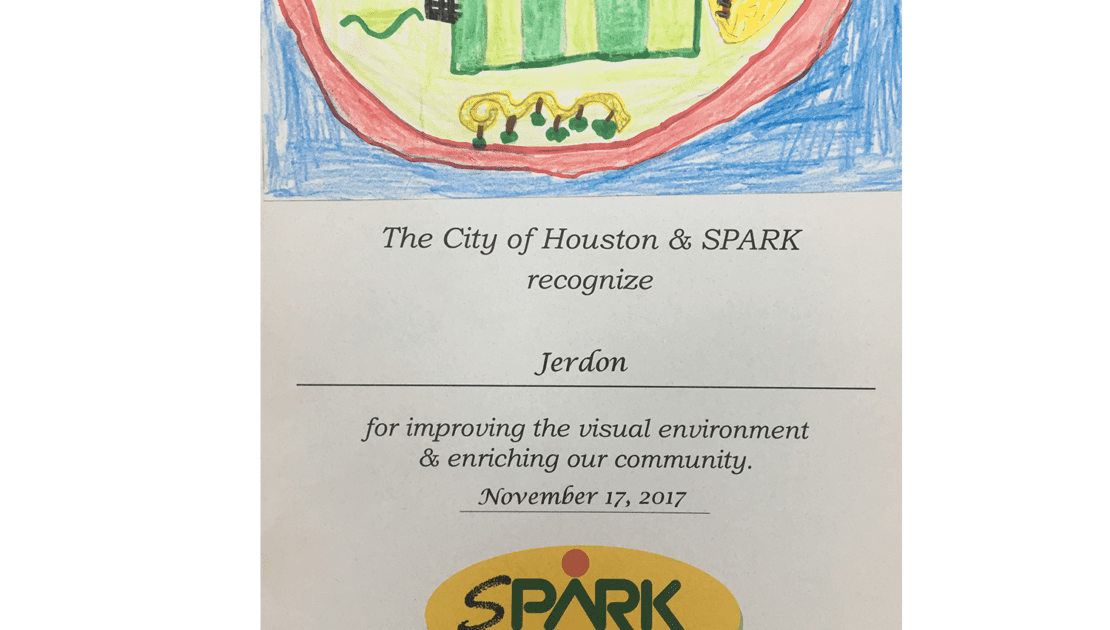 certificate spark park-jerdon