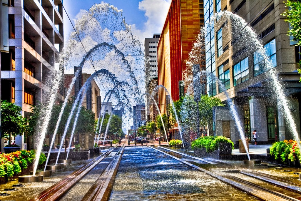 Houston Metro Fountain Tracks- Jerdon Enterprise